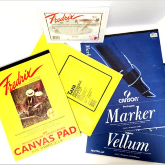 Artist Pad: Canvas Pad, DisposablePallette Pad, Marker Pad, Vellum Pad &… - Picture 1 of 4